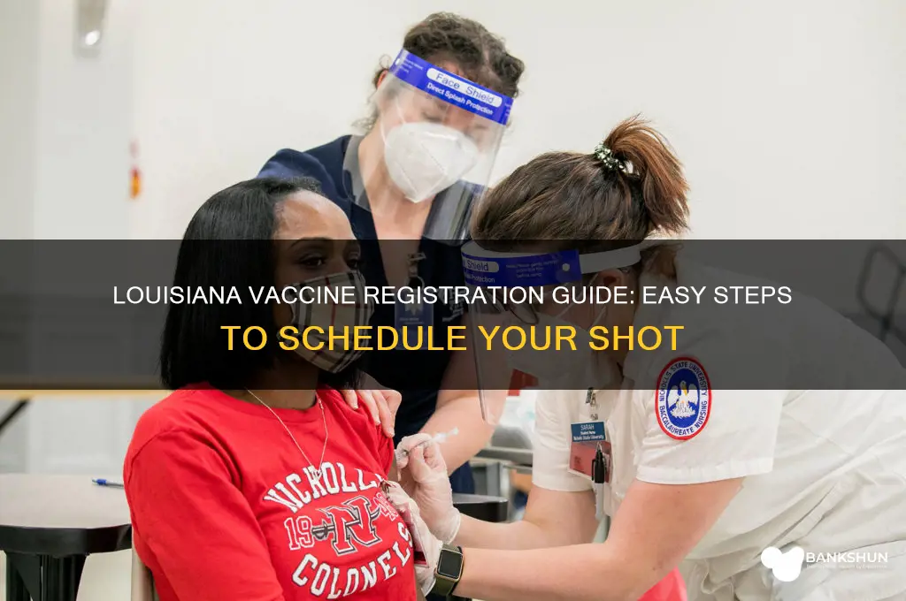 how to register for vaccine in louisiana