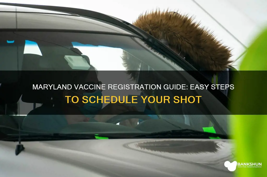 how to register for vaccine in md