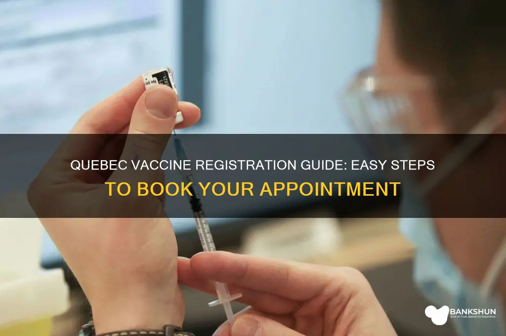 how to register for vaccine in quebec