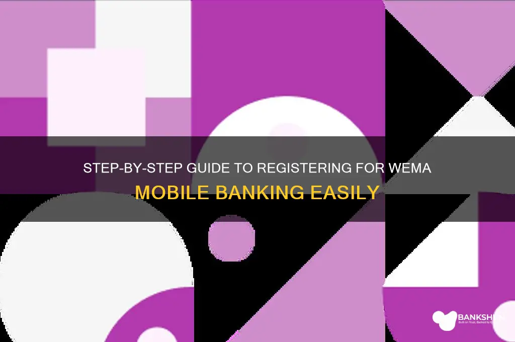 how to register for wema mobile banking