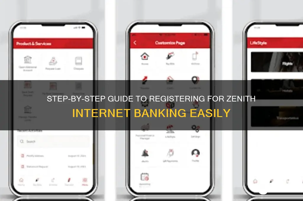 how to register for zenith internet banking