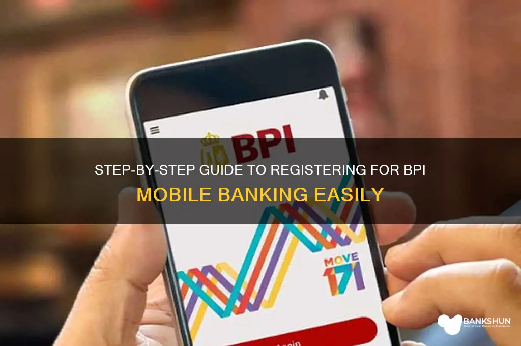 how to register in mobile banking bpi