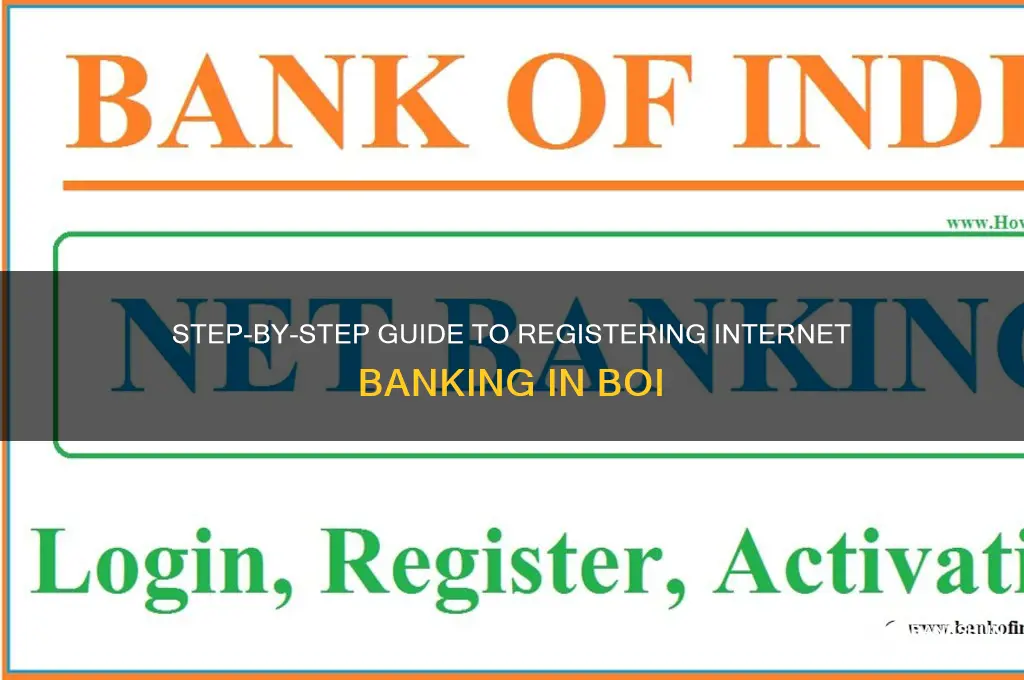 how to register internet banking in boi