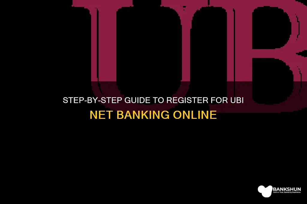how to register net banking in ubi