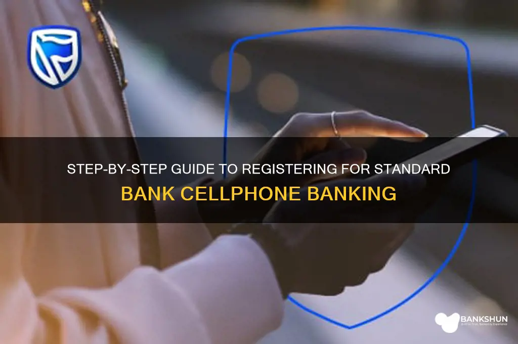 how to register standard bank cellphone banking