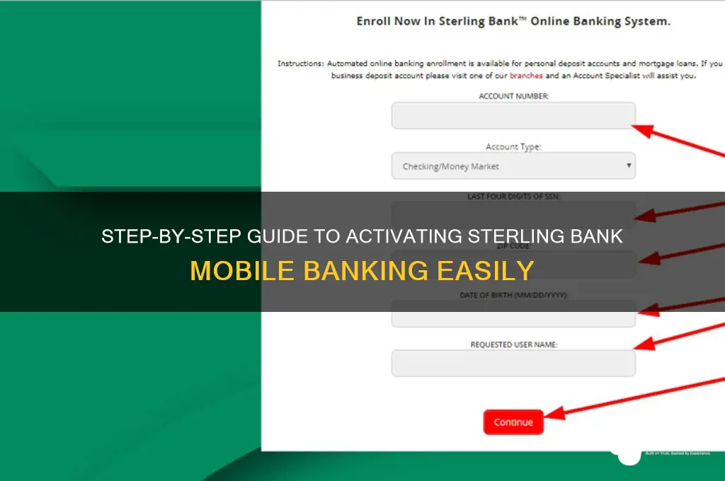 how to register sterling bank mobile banking