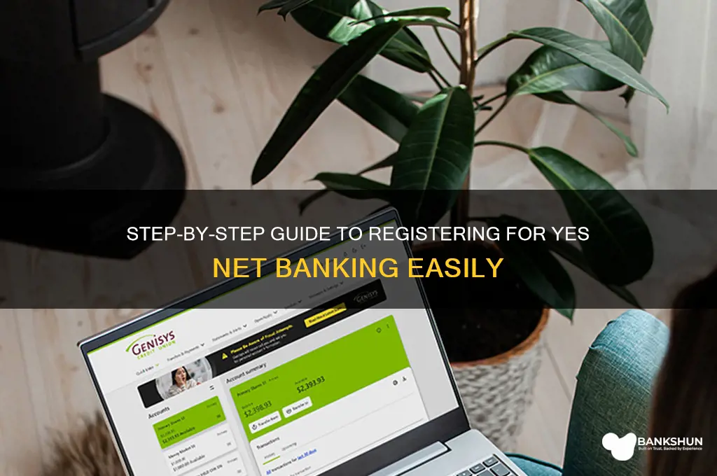how to register to yes net banking