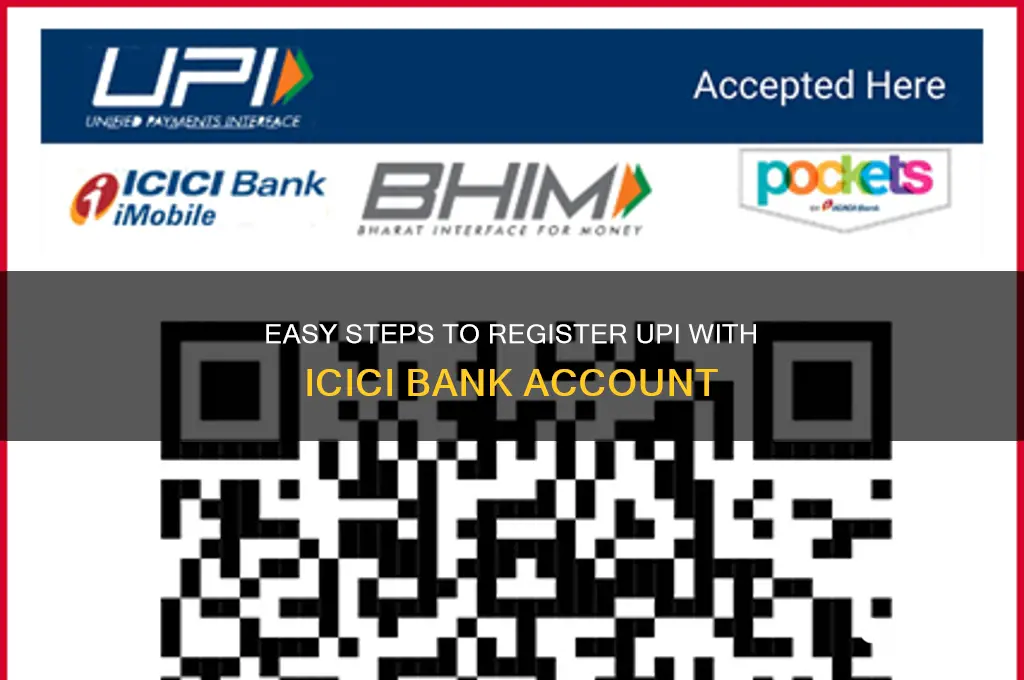 how to register upi in icici bank