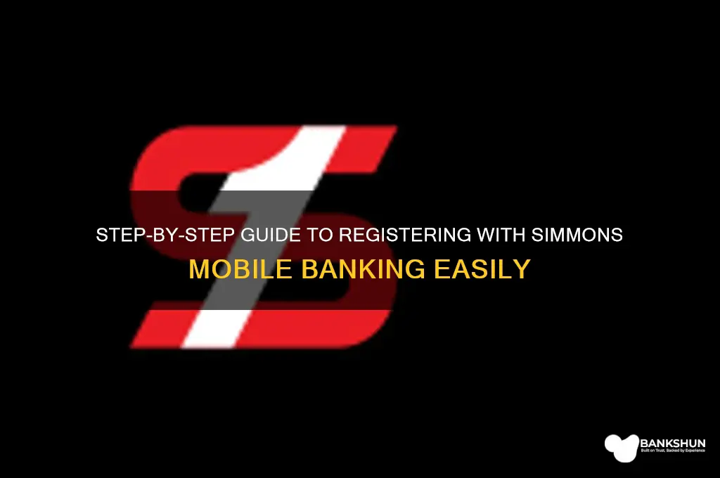 how to register with simmons moble banking