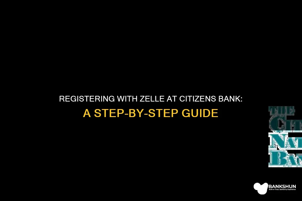 how to register with zelle citizens bank