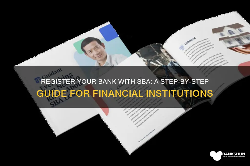 how to register your bank with sba
