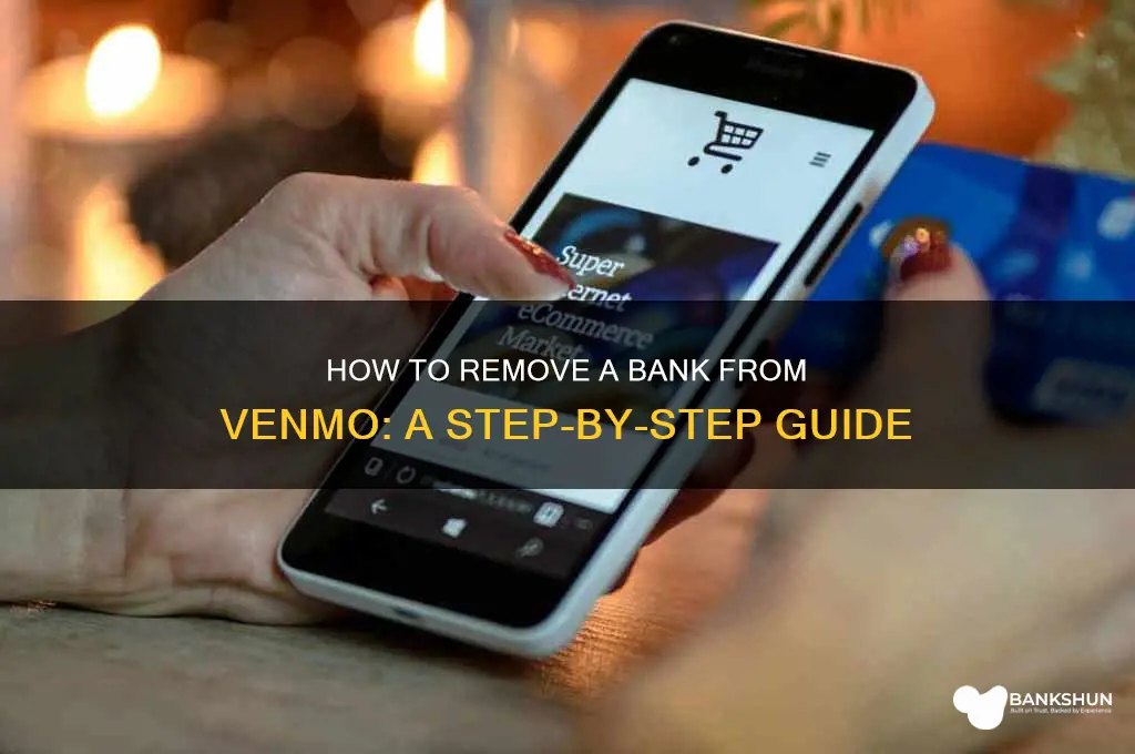 how to remove a bank from venmo