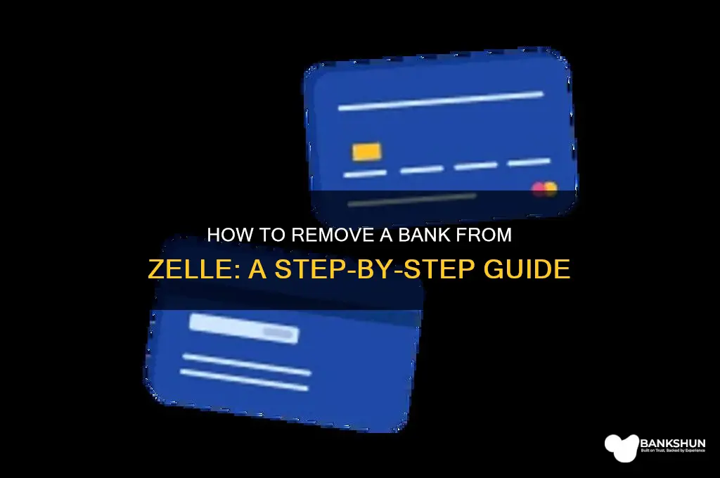how to remove a bank from zelle