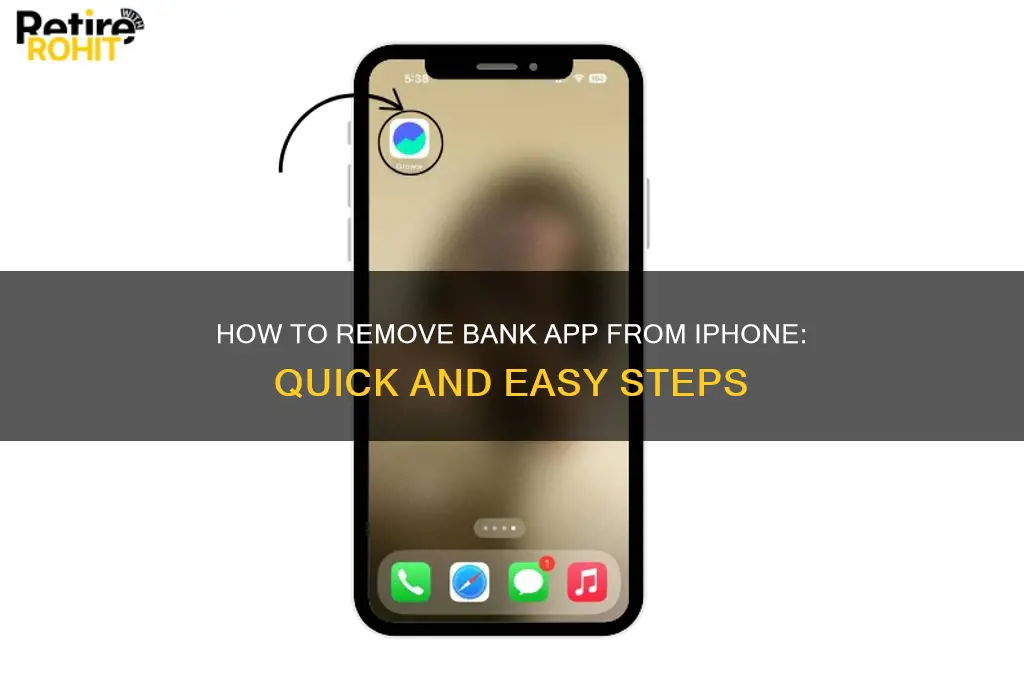 how to remove bank app from iphone