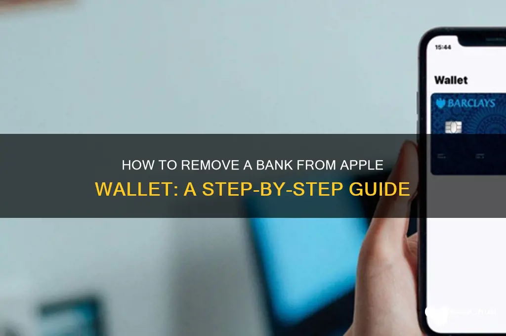 how to remove bank from apple wallet