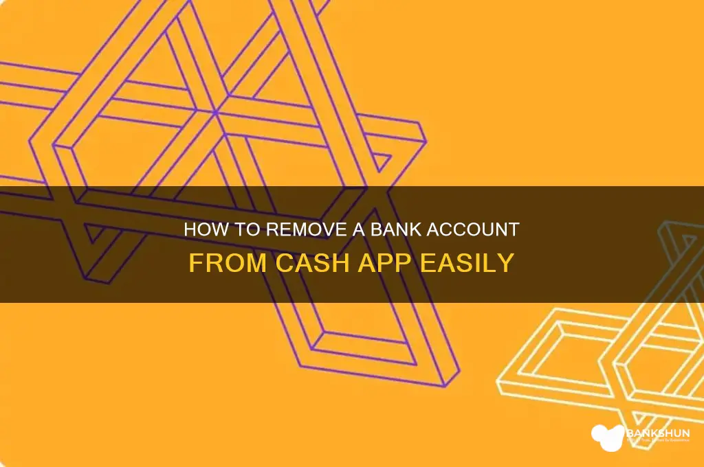 how to remove bank from cash app