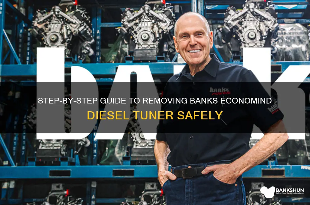 how to remove banks economind diesel tuner