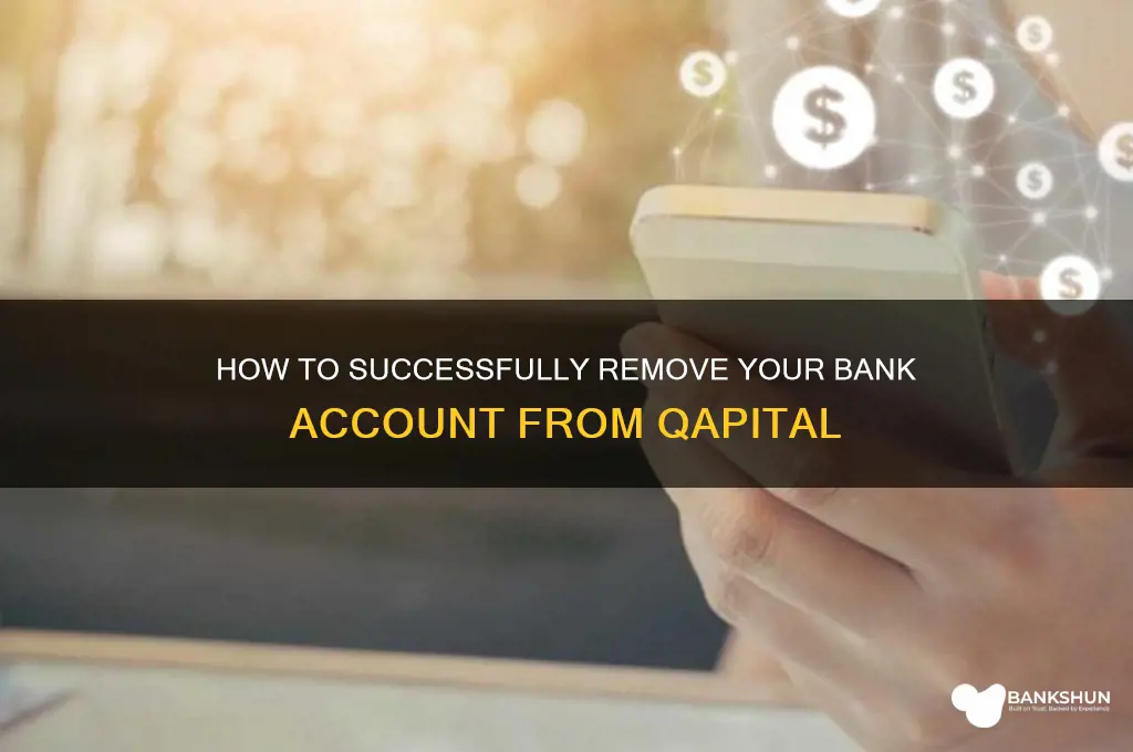 how to remove ur bank from qapital