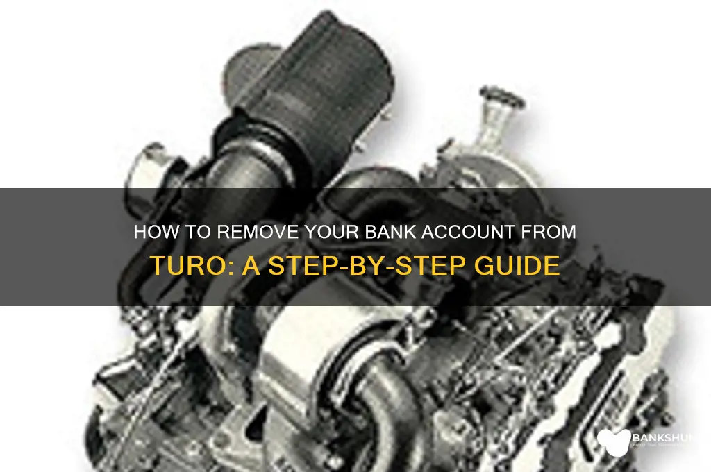 how to remove your bank from turo