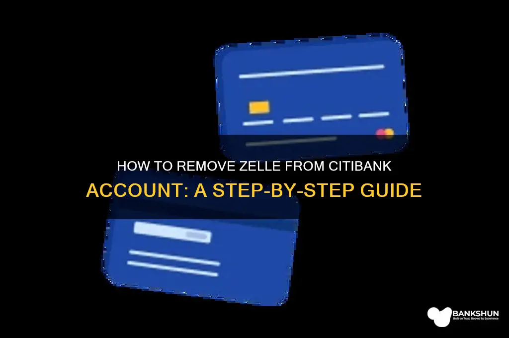 how to remove zele from citi bank