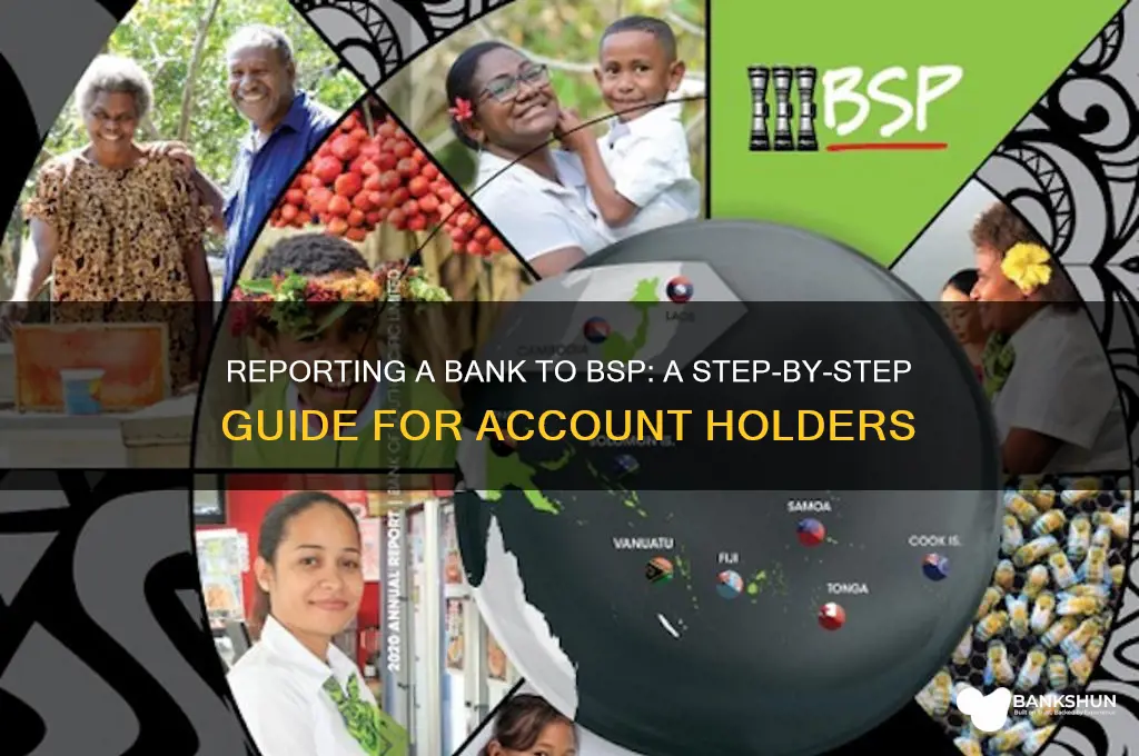 how to report a bank to bsp