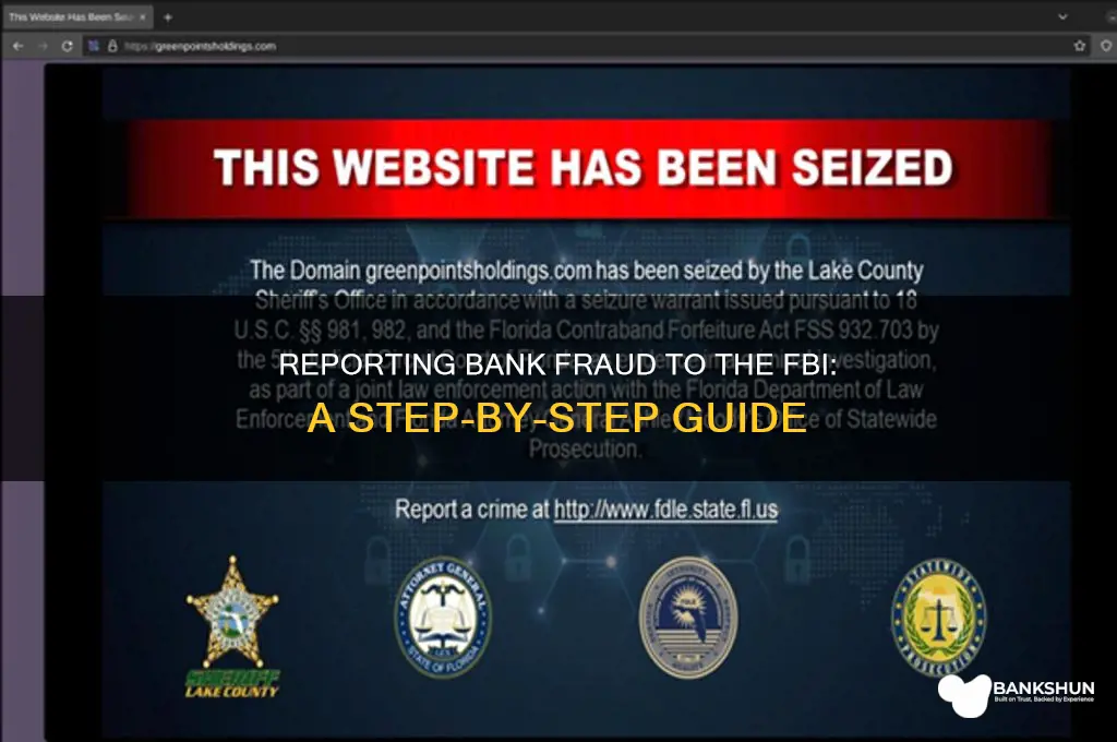 how to report bank fraud to fbi