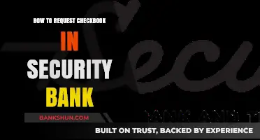 How to Easily Request a Checkbook from Security Bank