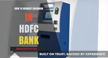 How to Easily Request a Passbook in HDFC Bank