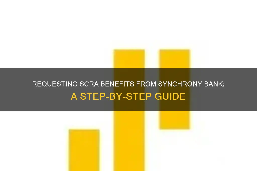 how to request scra benefits synchrony bank