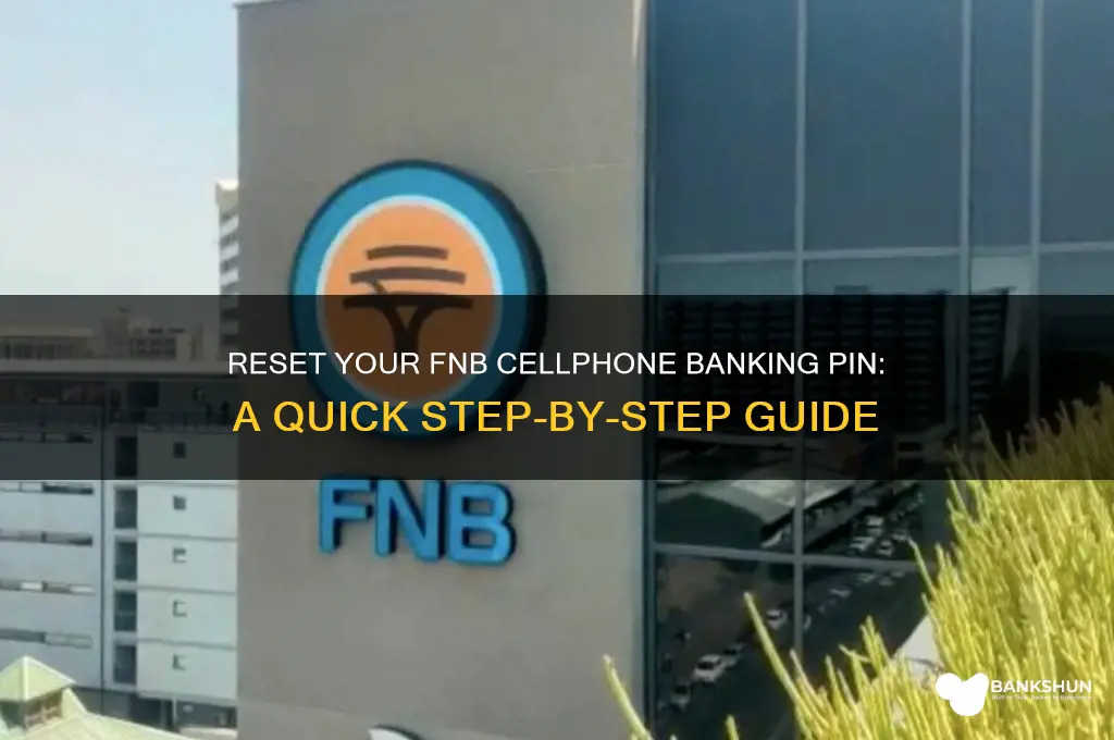 how to reset fnb cellphone banking pin