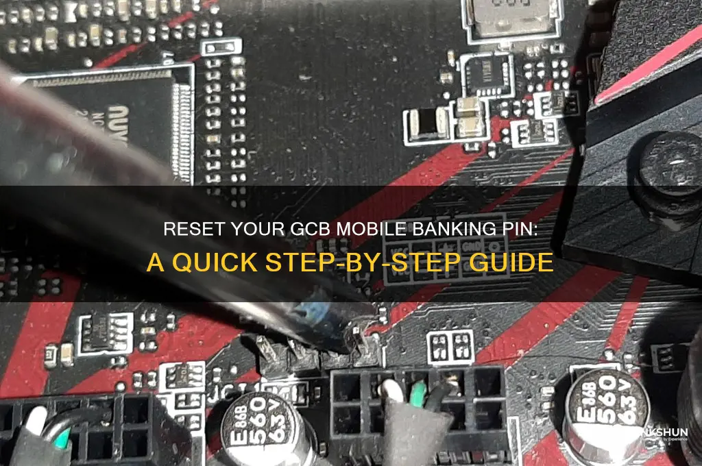 how to reset gcb mobile banking pin