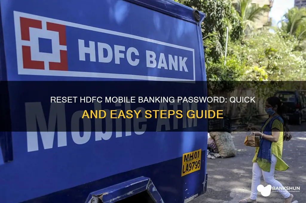 how to reset hdfc mobile banking password