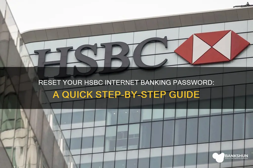 how to reset hsbc internet banking password