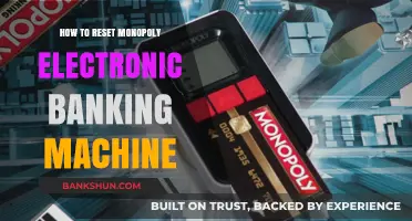 Resetting Your Monopoly Electronic Banking Machine: A Quick Troubleshooting Guide