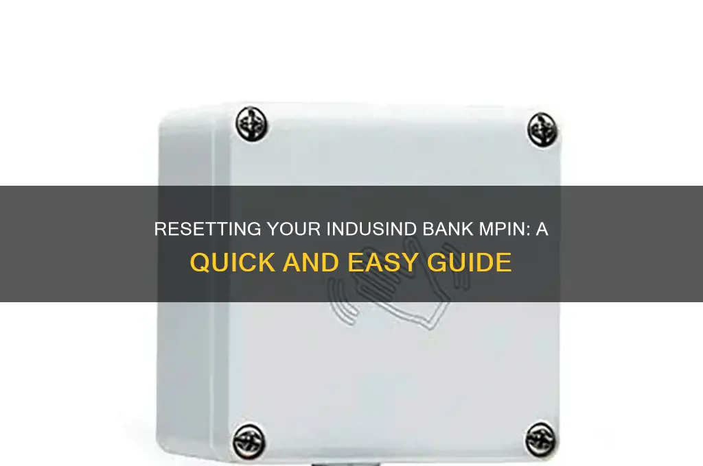 how to reset mpin in indusind bank