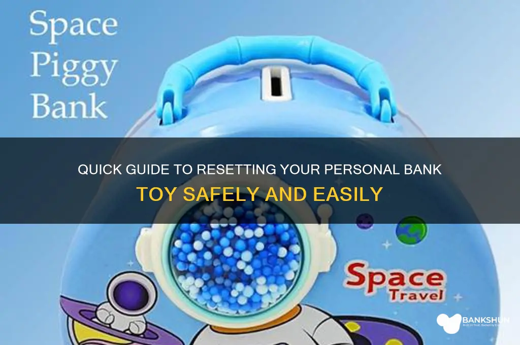 how to reset my personal bank toy