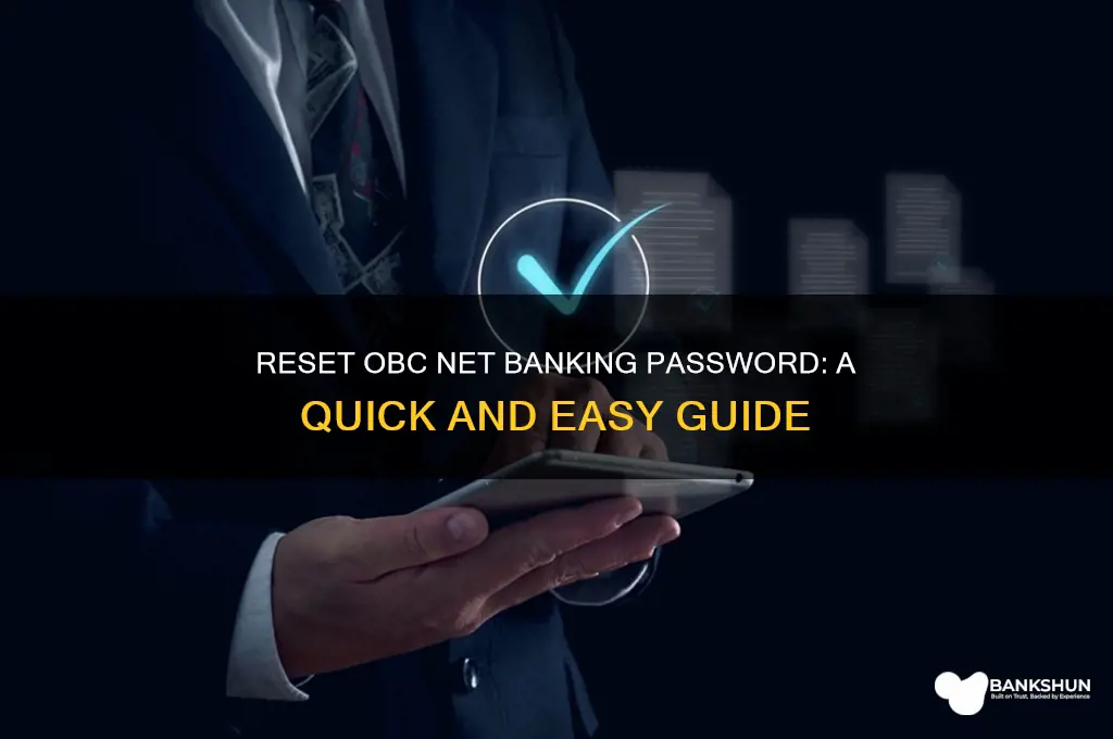 how to reset obc net banking password