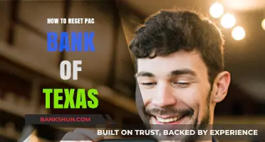 How to Reset Your PAC Bank of Texas Account Easily