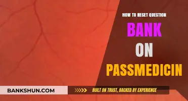 Resetting PassMedicine Question Bank: A Step-by-Step Guide for Users