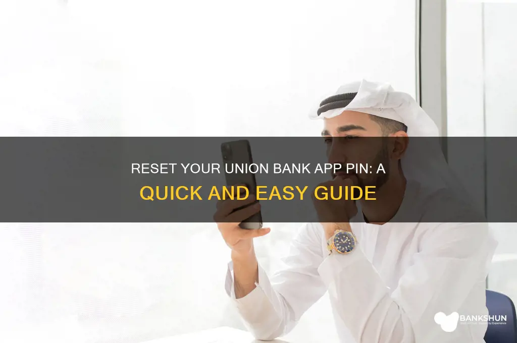 how to reset union bank app pin