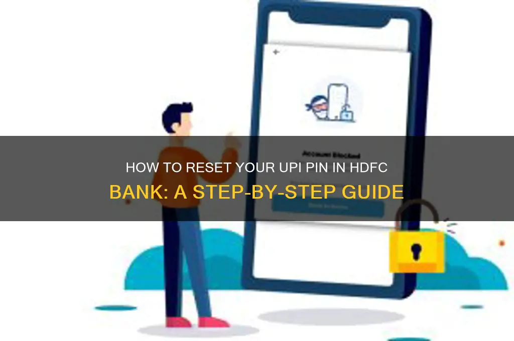 how to reset upi pin hdfc bank