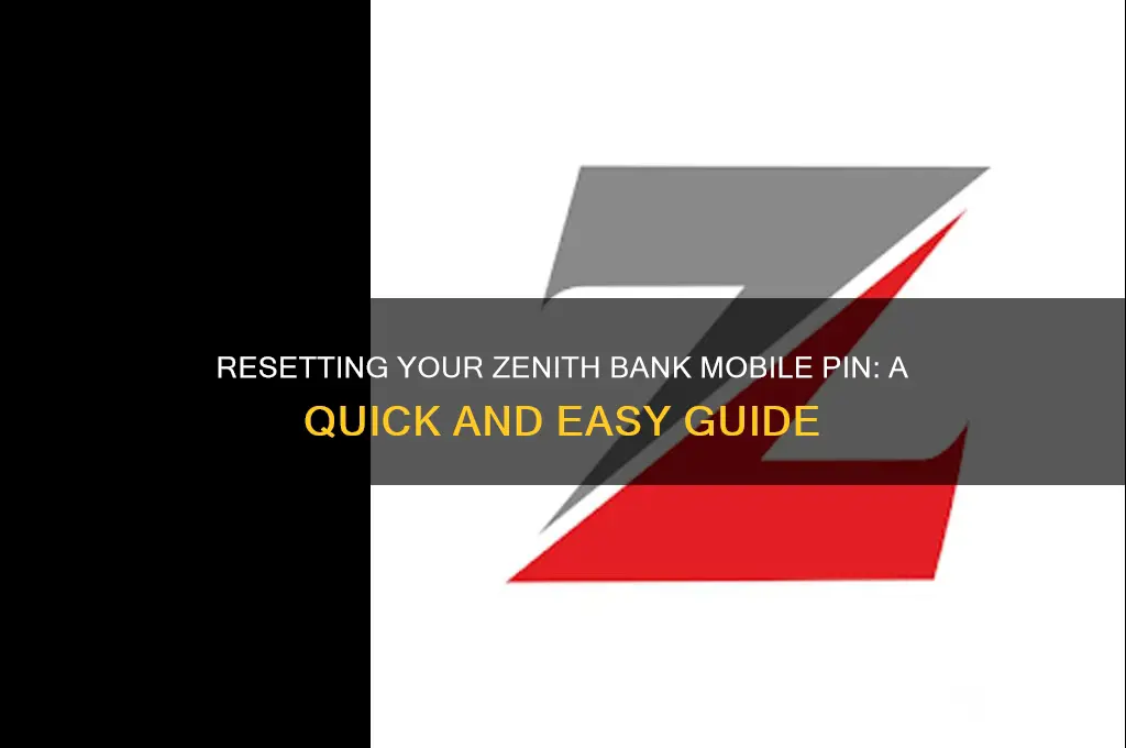 how to reset zenith bank mobile pin