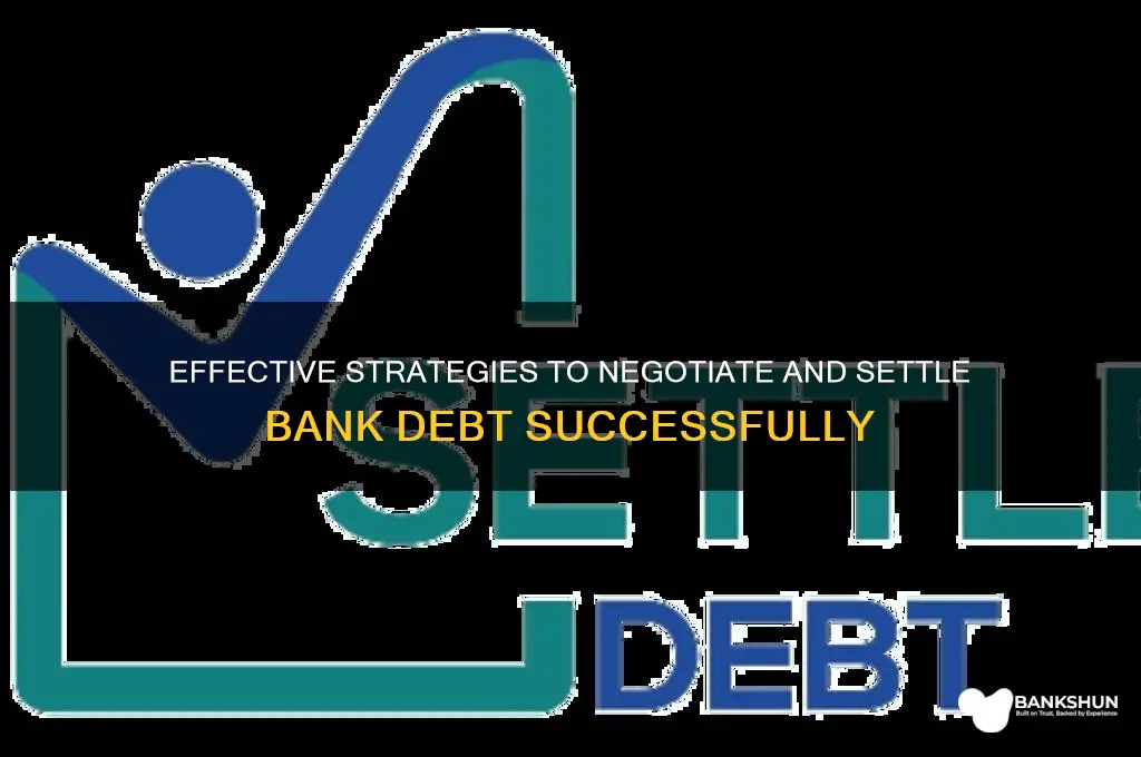 how to resolve debt with a bank