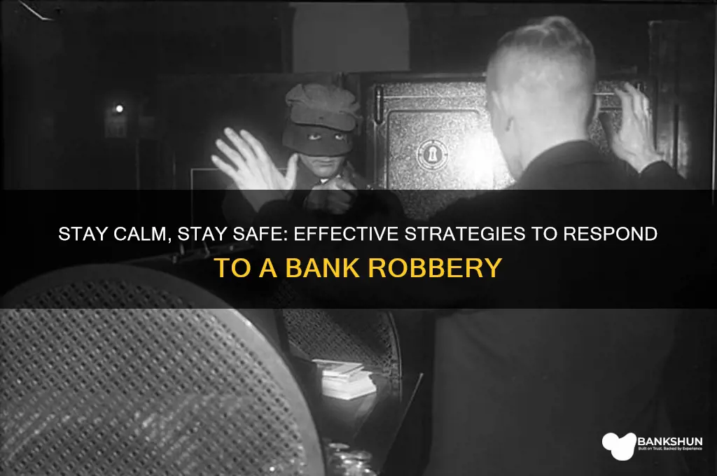 how to respond to a bank robbery