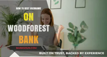 Resetting Your Woodforest Bank Username: A Step-by-Step Guide