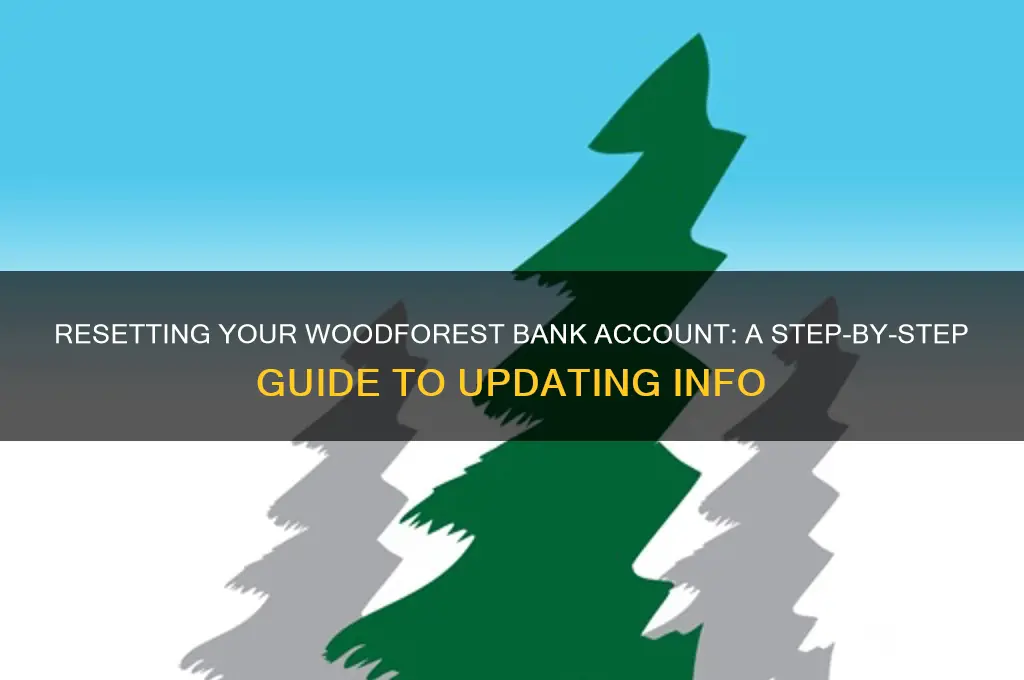 how to reste my woodforest bank info
