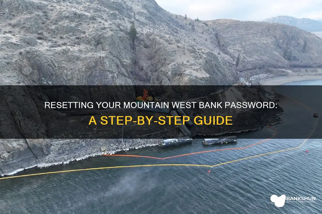 how to restet password mountain west bank