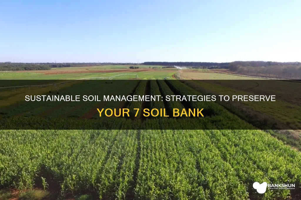how to retain a 7 soil bank