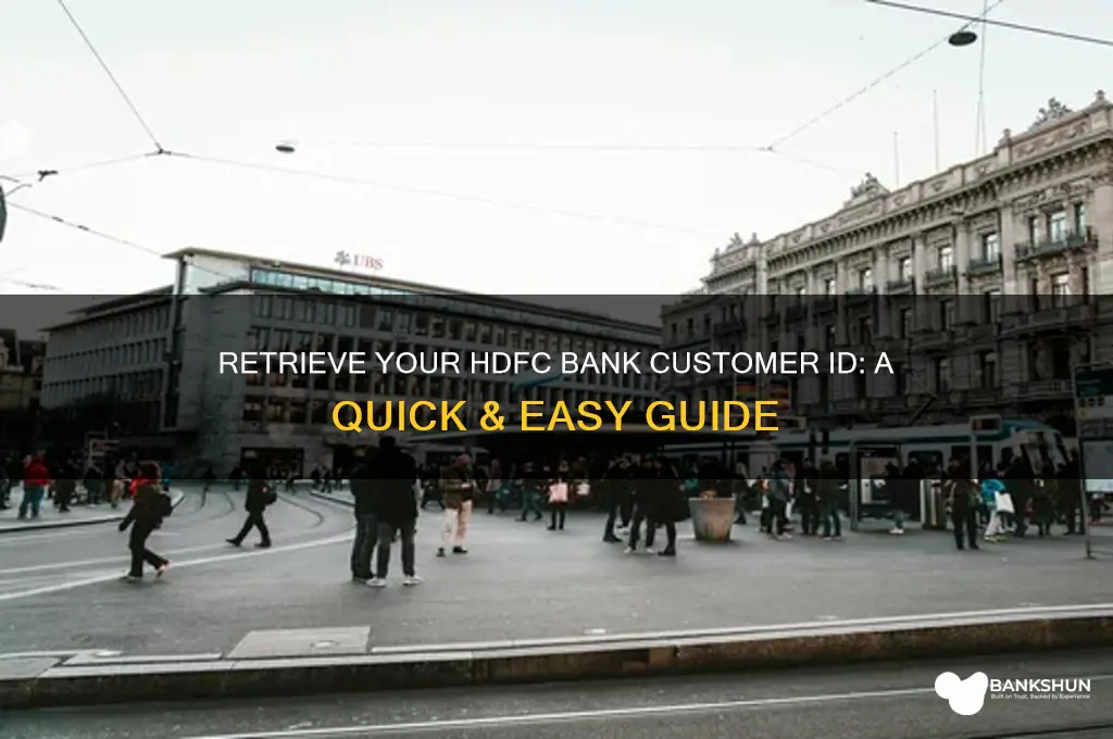 how to retrieve customer id hdfc bank