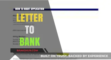 Mastering the Art of Writing Effective Bank Application Letters